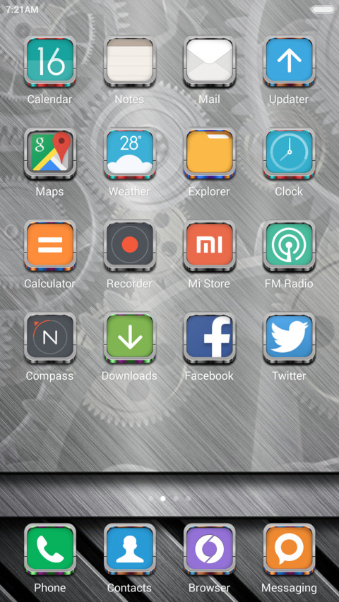  IN SHINY METAL THEME screenshot
