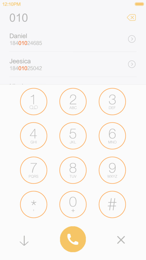 iOS 9 Touch of Gold screenshot