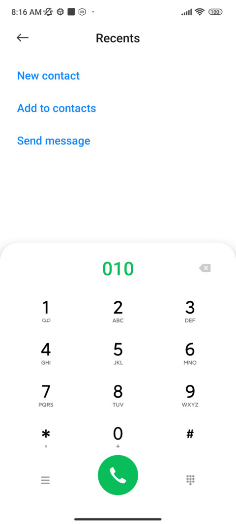 Green White screenshot