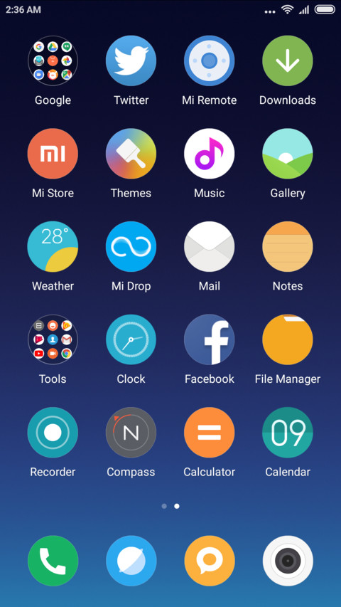 Android P Concept screenshot