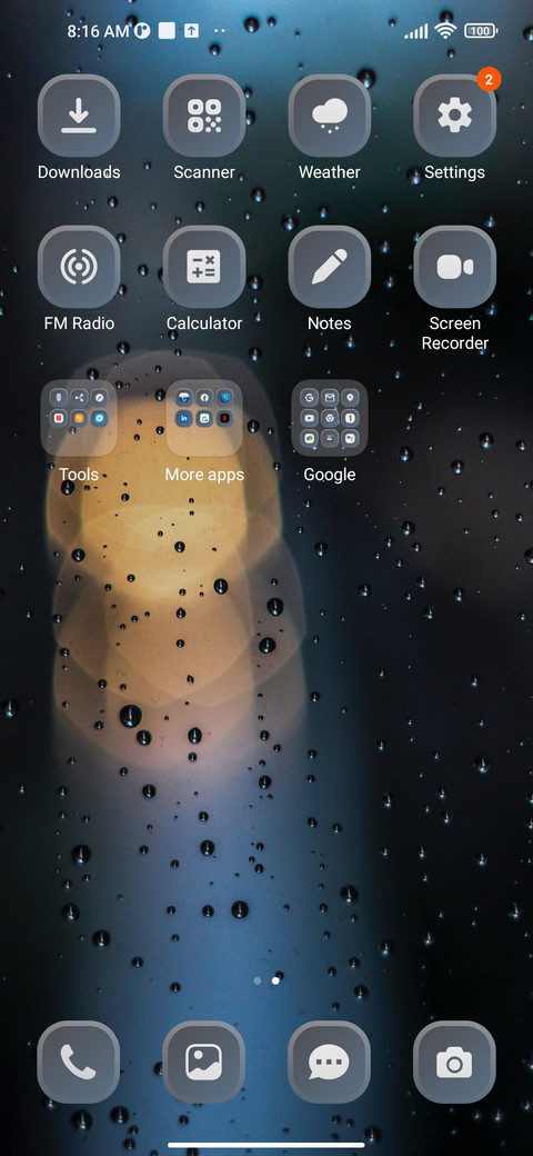 Reflective screenshot