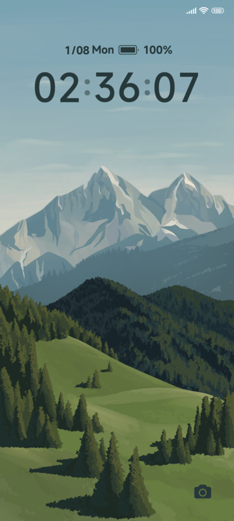 Mountain mirror screenshot