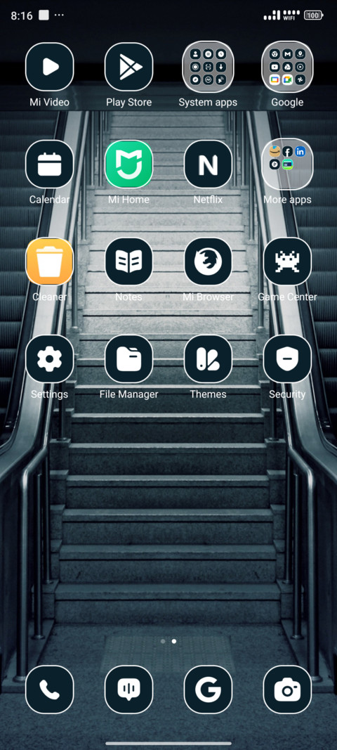Escalator stairs screenshot