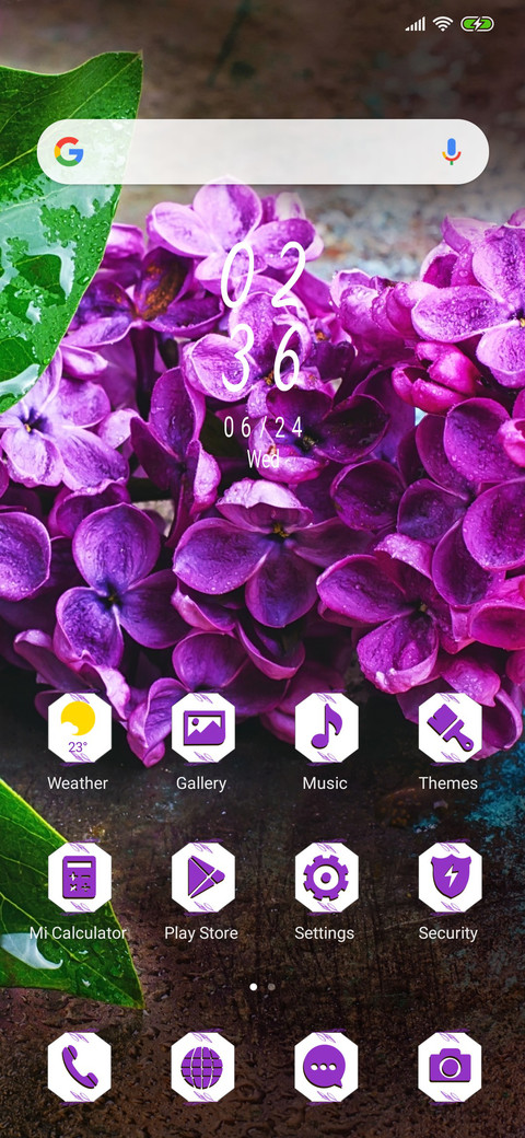 Lilac flower_3MDS screenshot