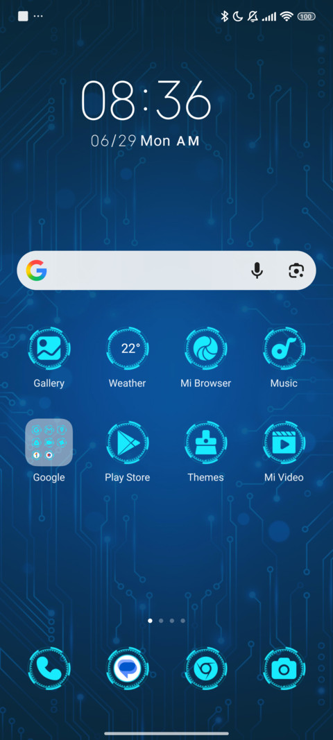 Neon Tech Current screenshot