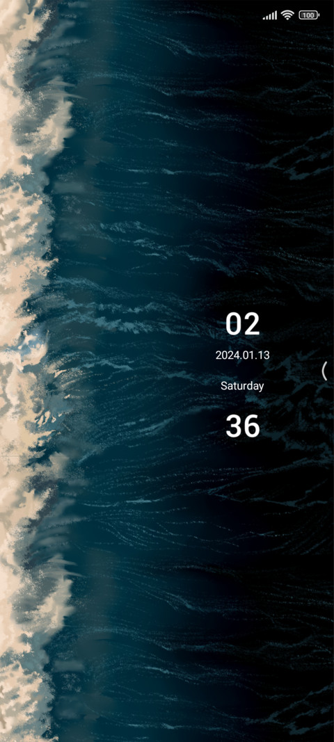 Beauty of waves screenshot