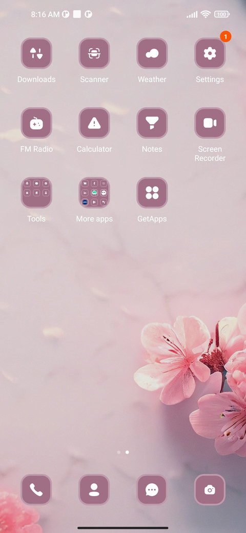 Cherry blossoms screenshot