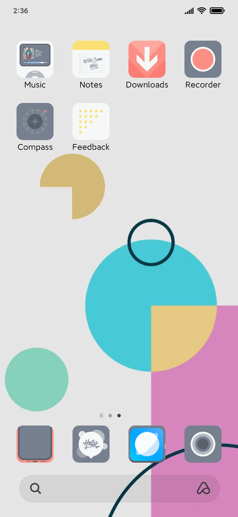 Droid pastel M14 screenshot