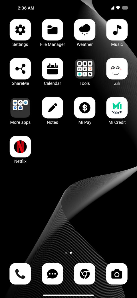 Black Pattern screenshot