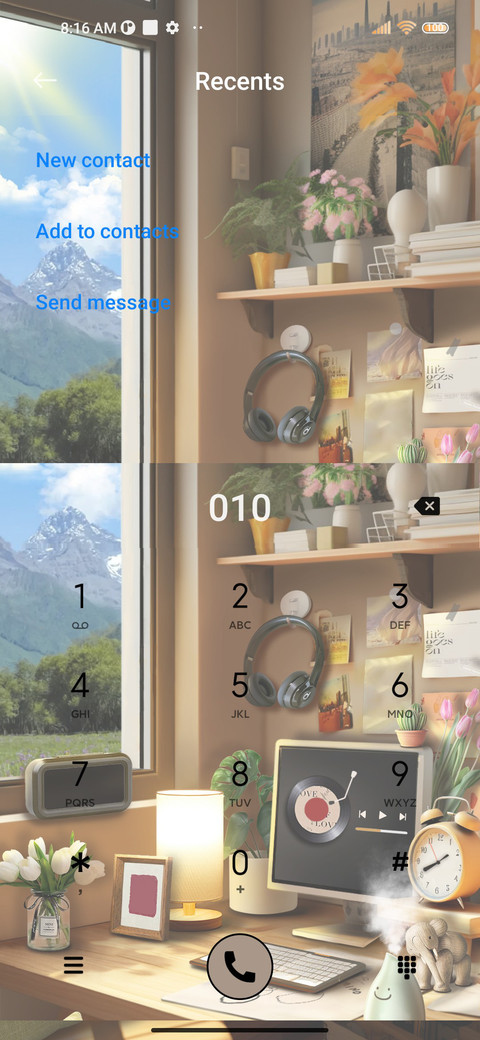 Weather sensing screenshot