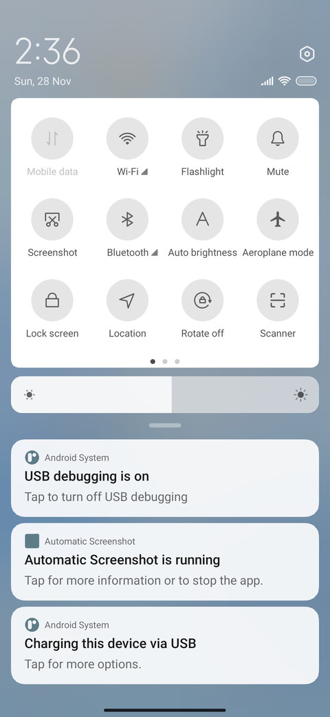 Simple diary screenshot