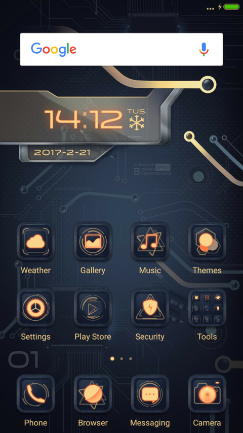 Conected screenshot