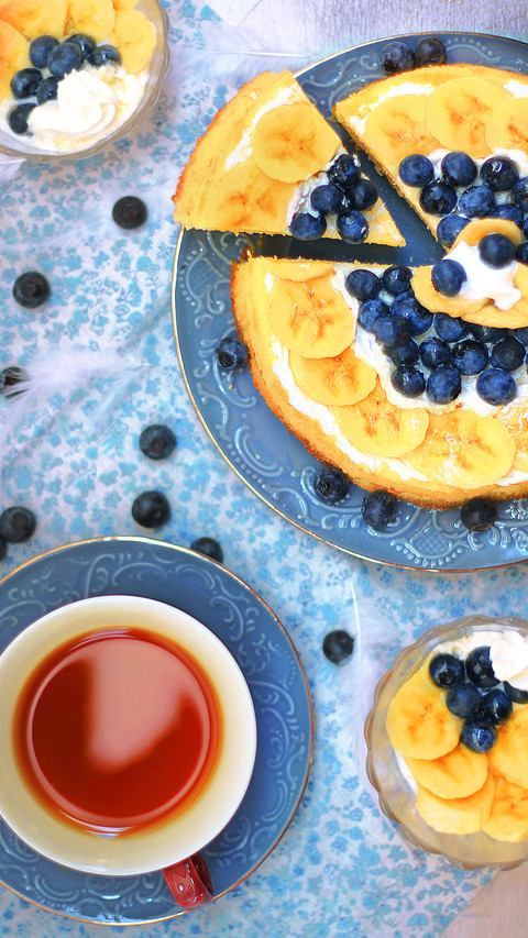 Banana cake and tea screenshot