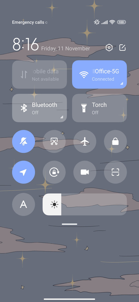 starry night screenshot