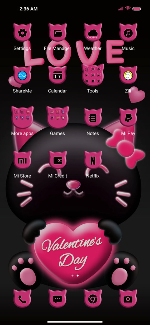 Valentine's kitten screenshot