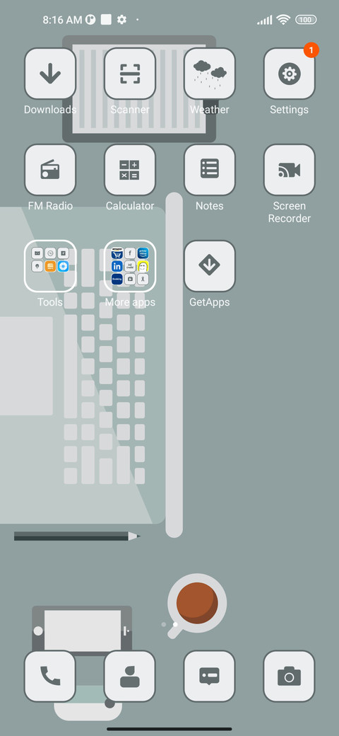 Minimal Laptop screenshot