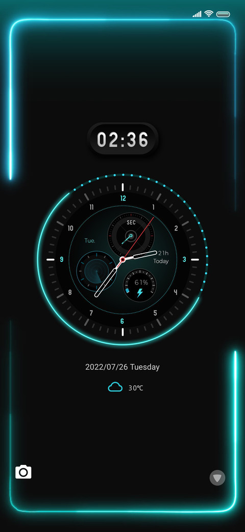 Dazzle dial screenshot