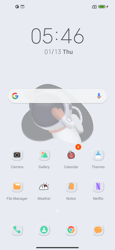 Go astronaut screenshot