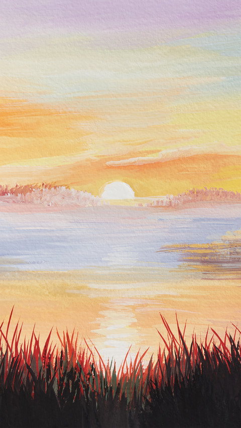 Landscape oil painting screenshot