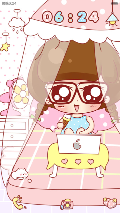 小小瑶宅生活（音乐界面 自由桌面） screenshot