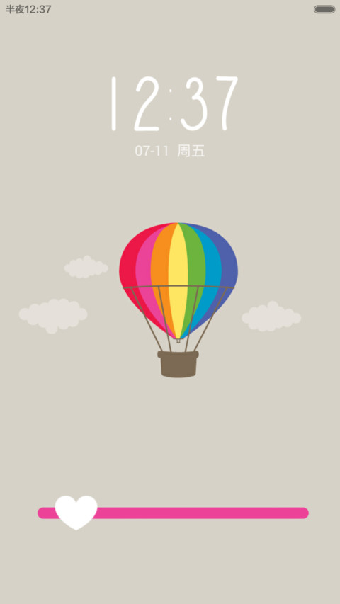 Flat colorful screenshot