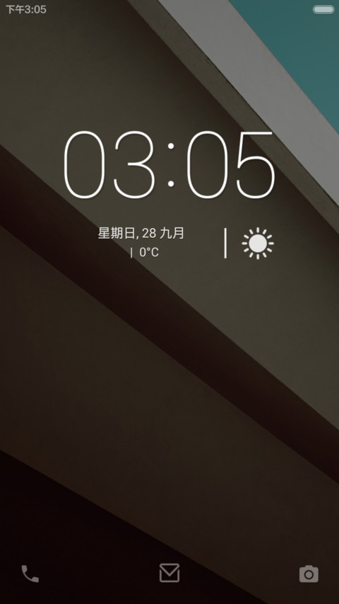 Android L Theme screenshot