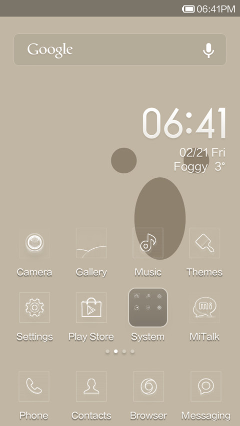 Simplicity screenshot