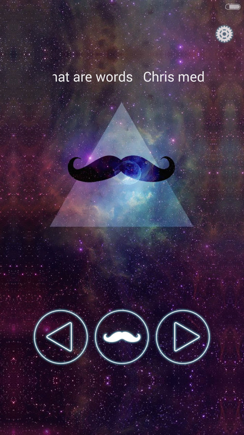 原宿星空控(自由桌面、图标全覆盖、ios7数字解锁、音乐界面) screenshot