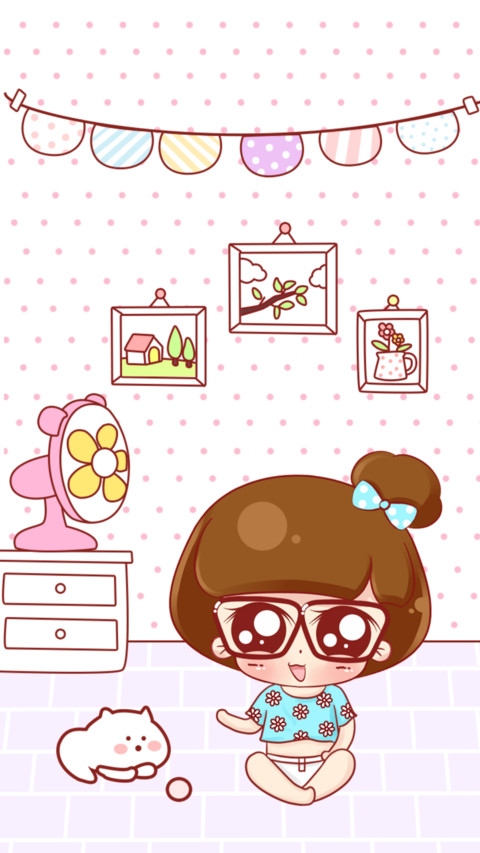 小小瑶宅生活（音乐界面 自由桌面） screenshot