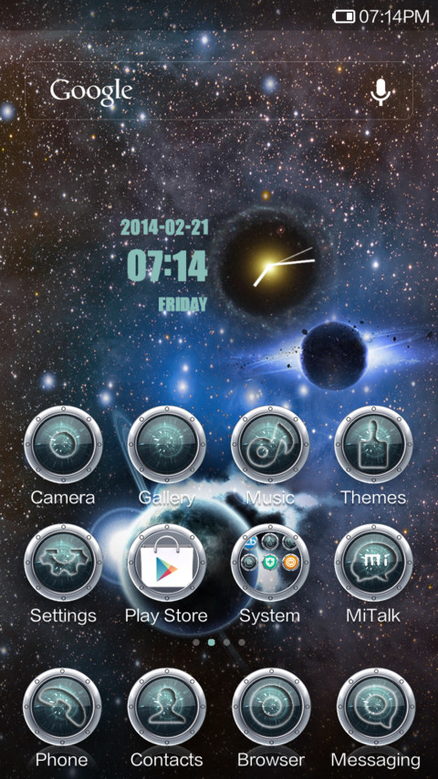 Space world screenshot