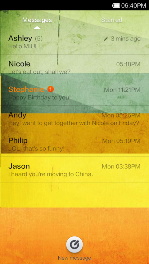 Simplicity screenshot